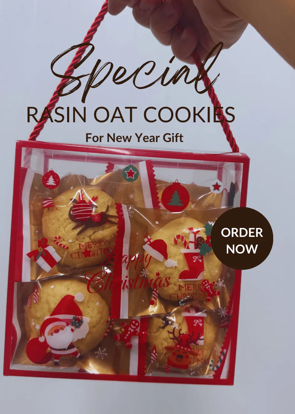 Assorted artisan cookie set displayed in packaging